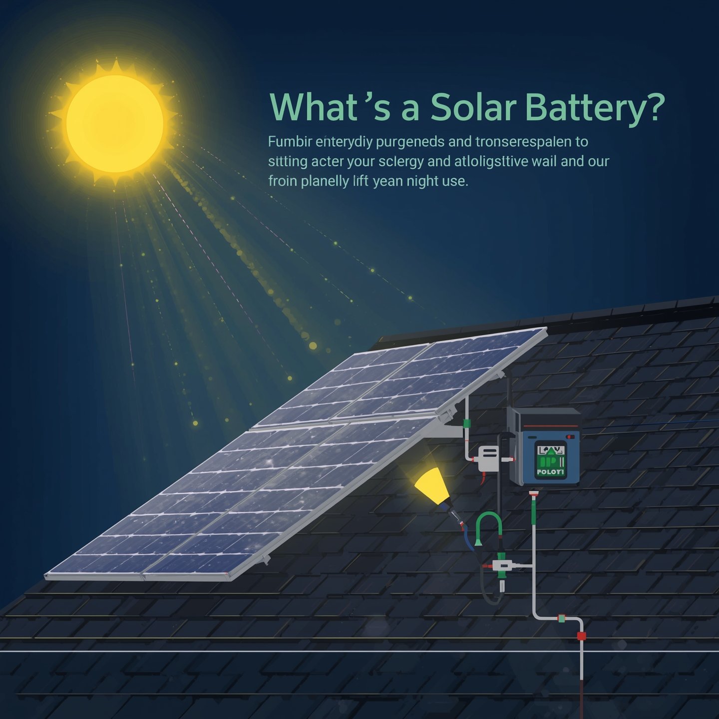 What is a Solar Battery